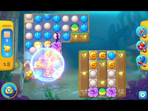 Fishdom Easy Level 10403 (with ingame lightning boosters) @choraelmin