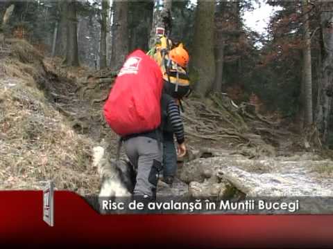 Risc de avalanşă în Munţii Bucegi