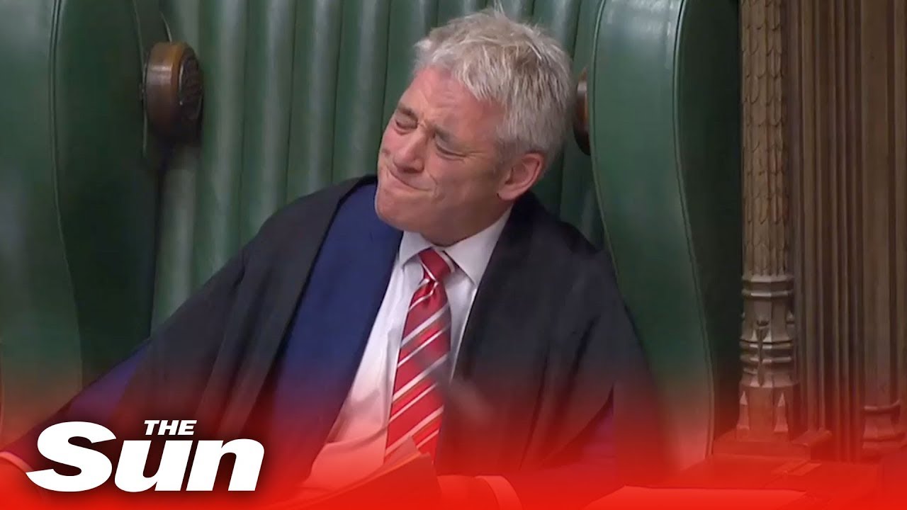 John Bercow tears up as MPs pay tribute at his final PMQs
