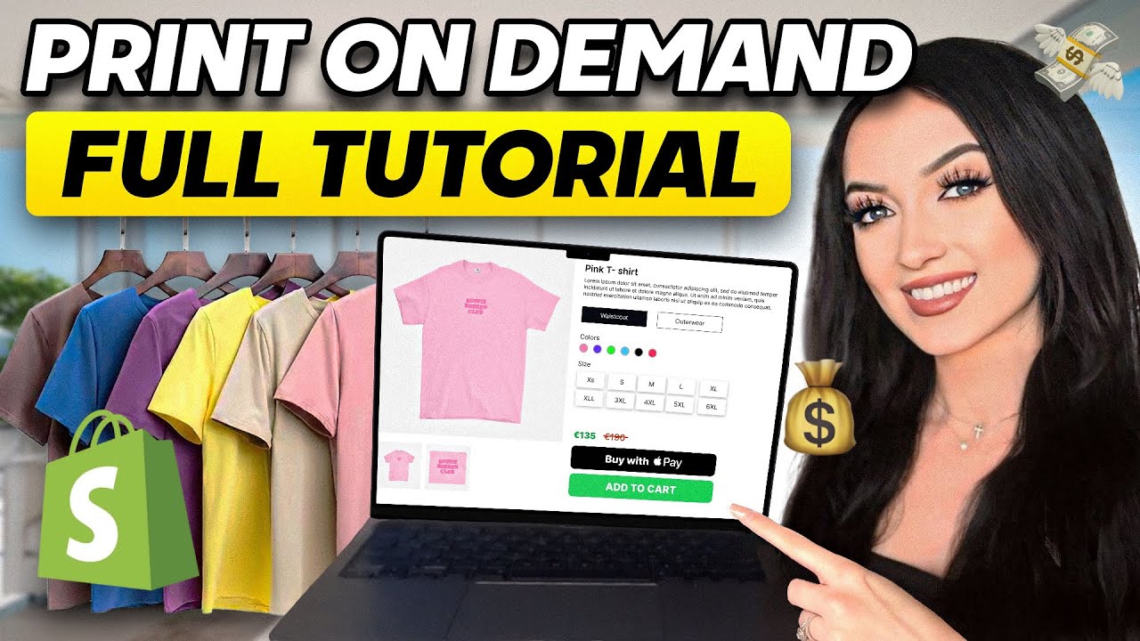 How to Start Print on Demand (STEP BY STEP) FREE COURSE