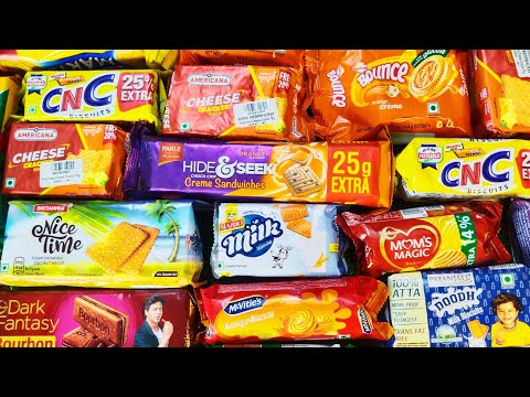 So Many Biscuits Opened One by One 🍪 | Satisfying Cookie Unboxing