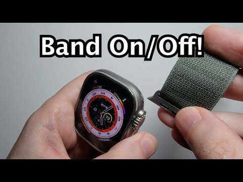Apple Watch Ultra How to Change Loop Band - Put On / Take Off