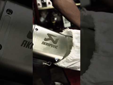 Akrapovic m3 full system exhaust 💀💥|| checkout Full installation video #akrapovic #rr310 #duke390