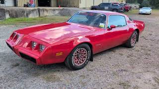 1979 Pontiac Firebird Esprit "Red Bird" Walk Around and Drive By
