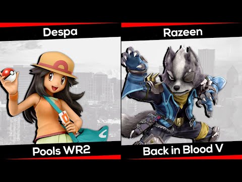 Despa (Pokemon Trainer) vs. Razeen (Wolf) - Back in Blood V - SSBU Pools WR2
