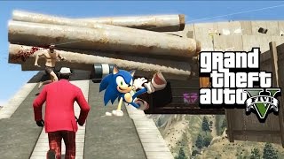 SONIC'S DEATH RUN - GTA 5 Gameplay