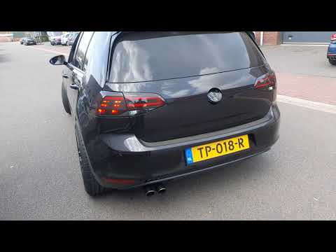 GOLF 7 2.0 TDI GTD DOWNPIPE EXHAUST SOUND SYSTEM SPORTUITLAAT UITLAAT www.maxiperformance.nl