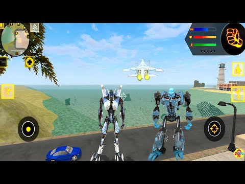 Süper Kahraman Robot Köpekbalığı #21 - Robot Shark 2 Jet Robot Unlocked by Naxeex - Android Gameplay