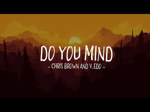 DO YOU MIND || CHRIS BROWN & V.EDO (LYRICS)
