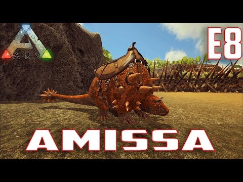 Let's Play ARK: Survival Evolved (Single Player Amissa)Ep.8-Doedicurus Taming & Fabricator