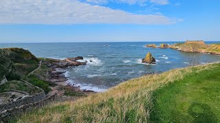 Live walk and talk in beautiful Dunbar, Scotland.