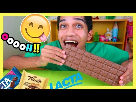 PROVANDO OS NOVOS CHOCOLATES CRIAÇÕES FANTÁSTICAS, LACTAS!! + OS NOVOS TALENTOS DA GAROTO