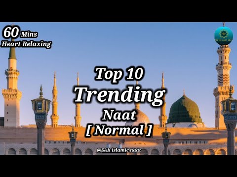 Top 10 Best Trending Naat [Normal] - 60 Min Heart Relaxing Heart Purifier Naat |@SAKislamicnaat✨❤‍🔥