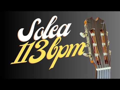 Base de Estudio de SOLEA - 113 bpm - Guitarra Flamenca