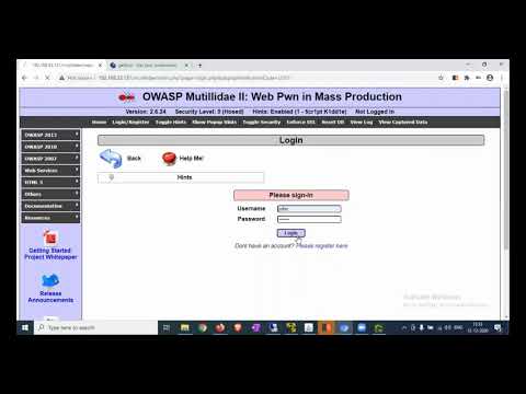 Assessing Authorization Checks // Privilege escalation //  OWASP Mutillidae