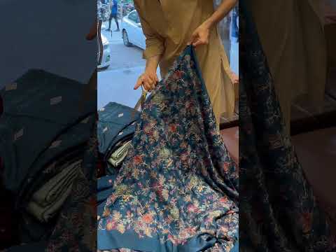 Pure China Raw silk embroidered dresses Rs 19500/-