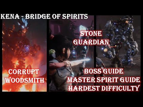 Kena Bridge of Spirits PS5 Boss Guide - Master Difficulty - Corrupt Woodsmith & Stone Guardian