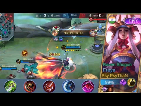 TOP GLOBAL FREYA                  PsyThaN GAMEPLAY!! NEW BROKEN BUILD !! MUST WATCH !! 2022 !!