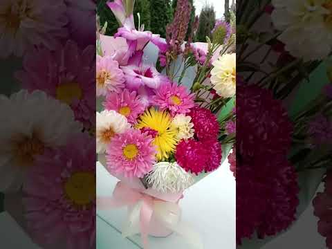 фото шикарные осенние букеты и подарочные боксы 0