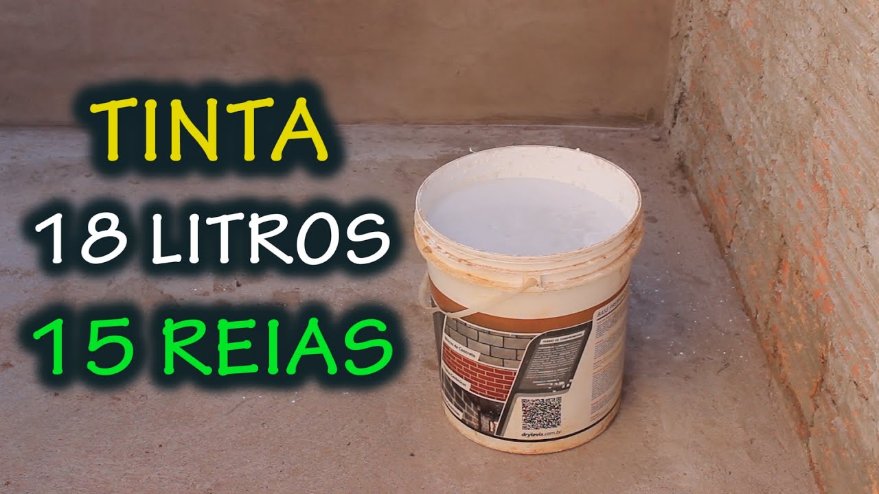 TINTA  PAREDE  18 litros 15 REAIS