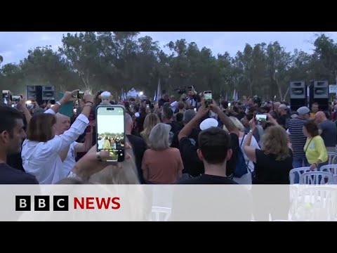 Watch the video | Israel marks a year on from 7 October Hamas attacks | BBC News