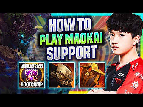 LEARN HOW TO PLAY MAOKAI SUPPORT LIKE A PRO! - T1 Keria Plays Maokai Support vs Morgana! |