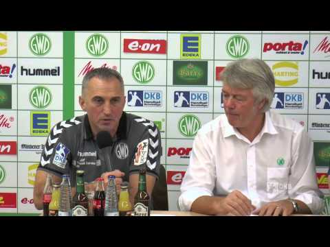 07.12.2014 GWD Minden - THW Kiel // Pressekonferenz