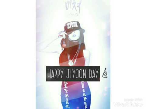 4minute-jiyoon 20151015 birthday video by 4nia