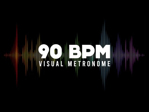 90 BPM Metronome (Visual Metronome / Click Track)
