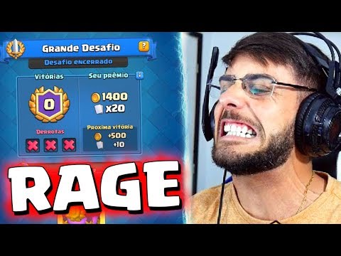 RAGE GRANDE DESAFIO NO CLASH ROYALE  (NÍVEL PRO)