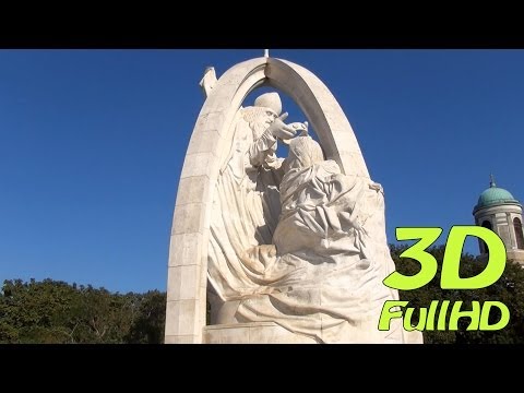 [3DHD] Passeio a pé/Gyalogtúra: Basílica, Esztergom, Hungria / Esztergomi bazilika, Magyarország