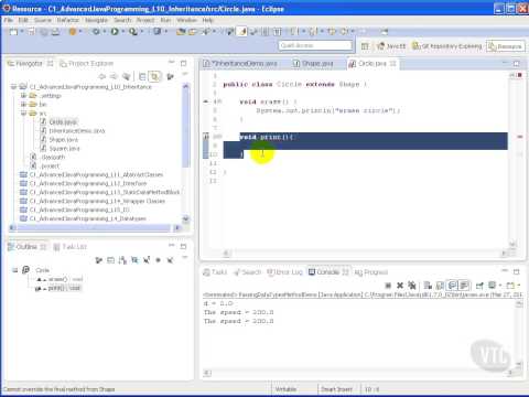 Vtc Player Advanced Java Programming Java Se 7 Inheritance