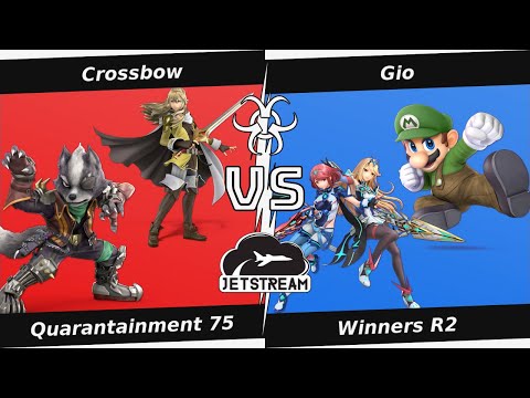 Quarantainment 75 Winners R2 - Crossbow (Wolf, Lucina) Vs Gio (Pyra, Mario) - SSBU
