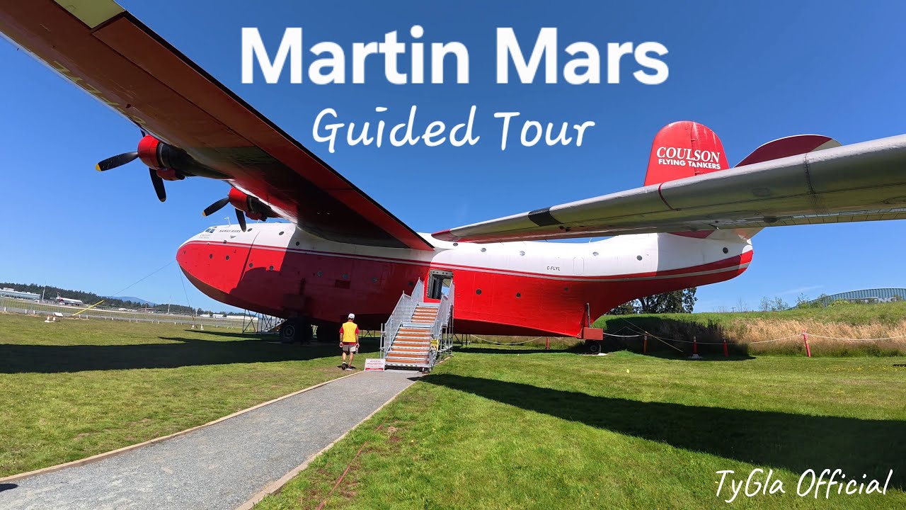 Martin Mars Water Bomber (Walkthrough/Guided Tour) B.C. Aviation Museum [2025] 4k UHD @tyglaofficial