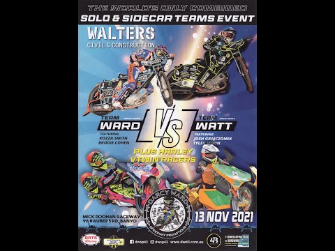 Speedway Solo and Sidecar Teams Event 13 November 2021