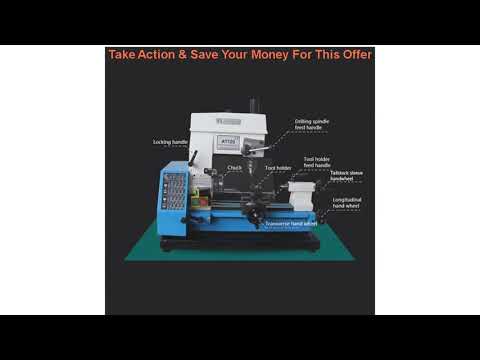 Slide AT125 Mini Lathe Car Drilling and Milling Machine Tool Family Car Drilling and Milling Machin
