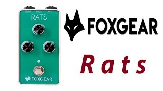 Video thumbnail for Foxgear Rats Old School Distortion *** Italian RAT *** Another Guitar Channel by Another Guitar Channel