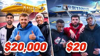 SIDEMEN $20,000 VS $20 PLANE TICKET