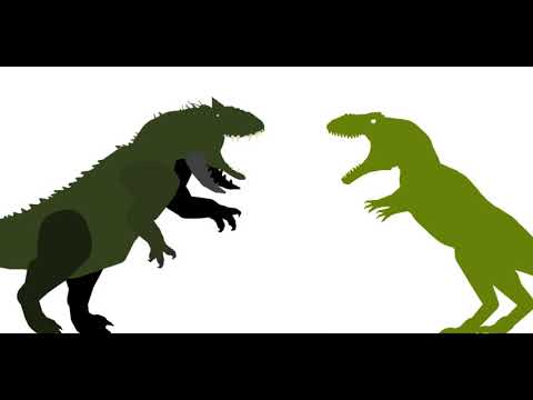 Hypo Indominus Rex vs  Primal Giganotosaurus| Pivot animator