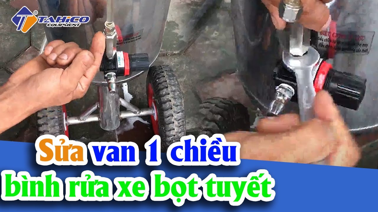Van 1 chiều máy rửa xe bọt tuyết 15