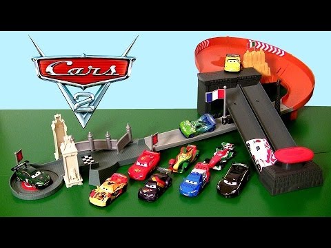 Cars Rivals Race Off Track World Grand Prix Playset 14 Mcqueen Vs Rip Clutchgoneski Race Track Free Online Games