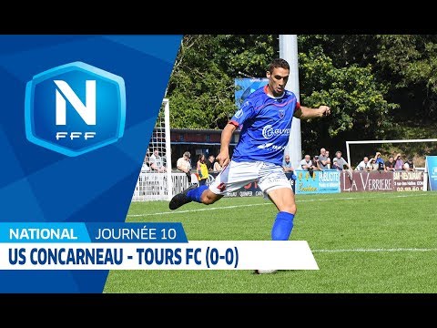 J10 : US Concarneau - Tours FC (0-0), le résumé I National FFF 2018-2019