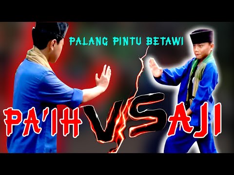 CUTE AJI AND PA'IH || ADU PANTUN CROSS DOOR BETAWI
