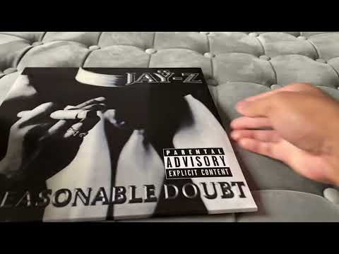 Jay-Z - Reasonable Doubt [Vinyl] unwrapping. 2x LP White Vinyl