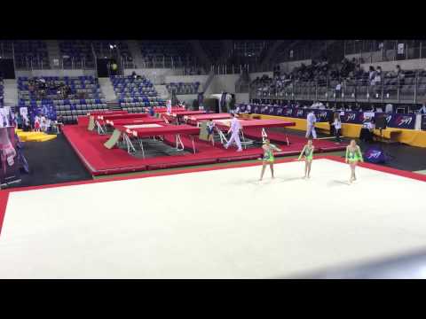 FEMINA SPORT MONACO - COUPE NATIONALE - ANTIBES 2015 - TRIO MC JUNIOR DYNAMIQUE