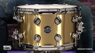 Video thumbnail for DW 14x8 Performance Series Thin Brass Snare Drum (DRPM0814SSBP) by Memphis Drum Shop