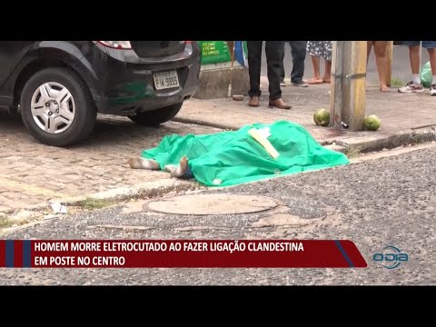 Homem morre eletrocutado ao fazer ligação clandestina em poste em Teresina 30 06 2021