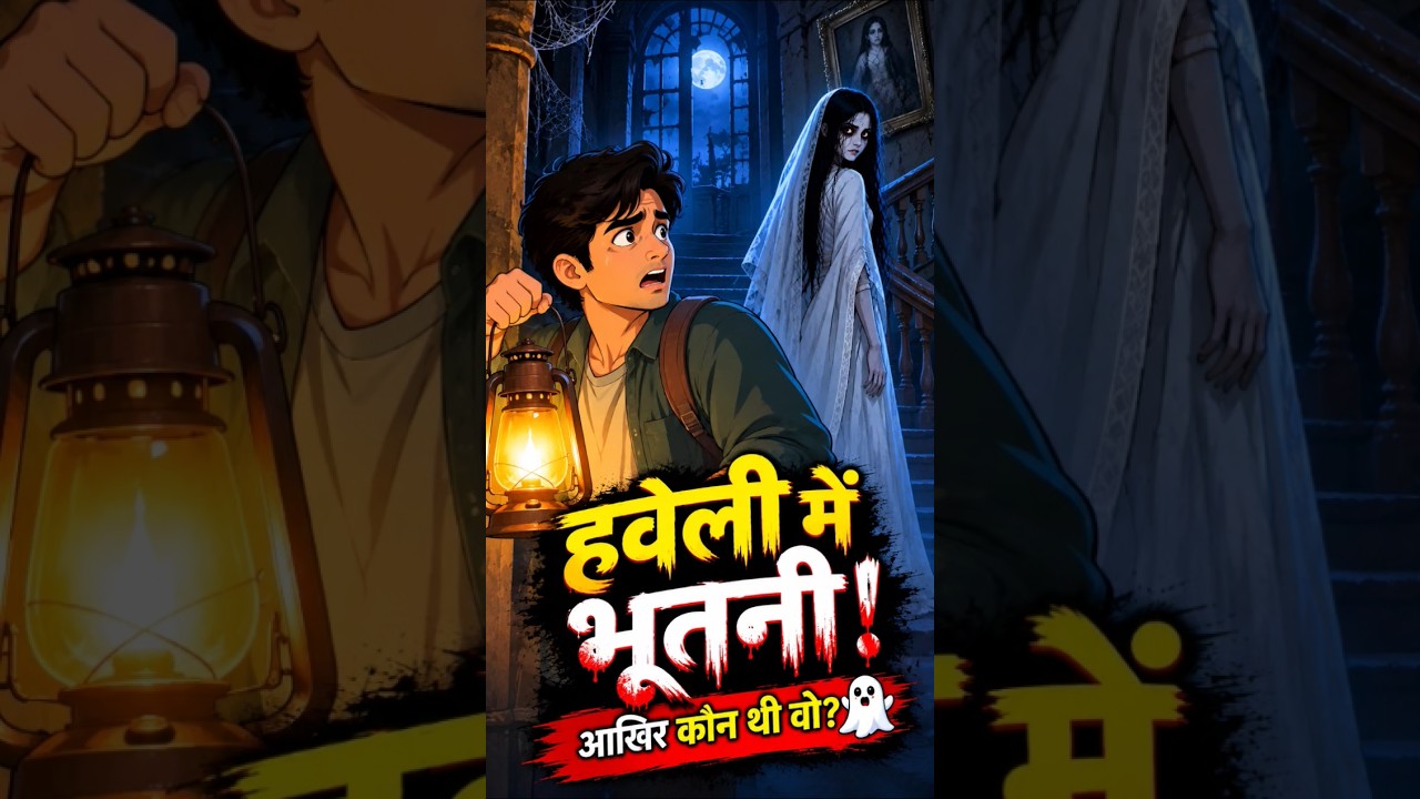 😱 रहस्यमयी हवेली में मिली भूतनी! 👻 | डरावनी कहानी | Horror Cartoon Story
