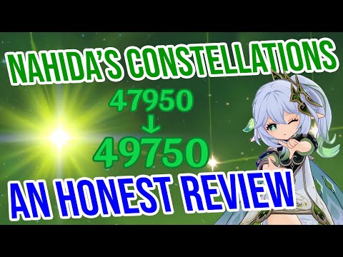 Nahida's Constellations RATED and REVIEWED! Are They Worth it? Genshin Impact 3.2