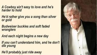 Ed Bruce - Mama&#39;s Don&#39;t Let Your Babies Grow Up with Lyrics
